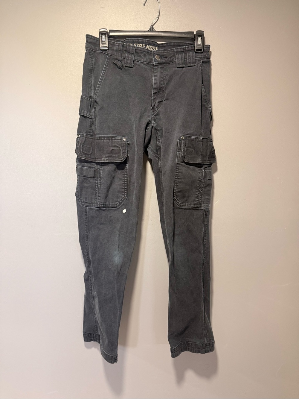 Duluth Trading Co Black Cargo Work Pants